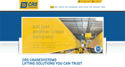 Desktop Screenshot of crscranesystems.com