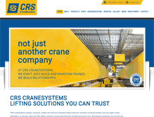 Tablet Screenshot of crscranesystems.com